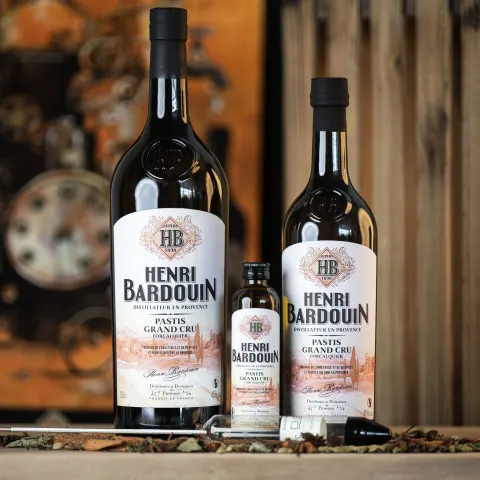 Bouteilles de Pastis Henri Bardouin Grand Cru
